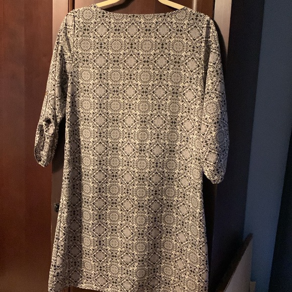 Point Multi Colored ladies dress or shirt ? Depends on you.. cute w/Boots /Med - Picture 3 of 9